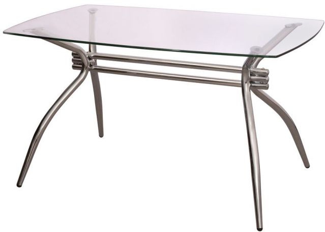 Стол Оскар хром/стекло 1350Х800 (B2010T)