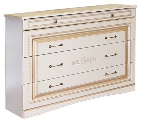 Комод Николь белое дерево патина