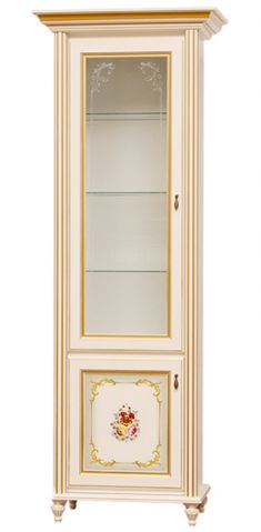 Витрина 1Д Парма прованс белый