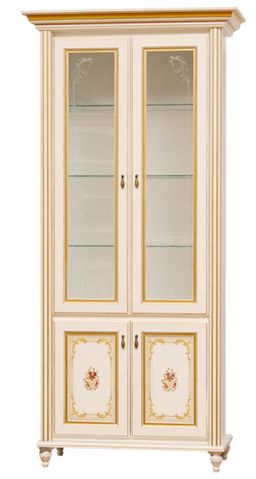 Витрина 2Д Парма прованс белый