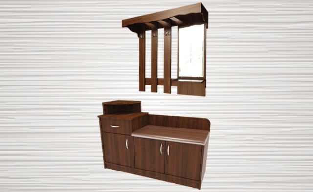 Прихожая Забор и Банкетка