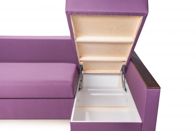 Угловой диван Виктория блюз Zenit