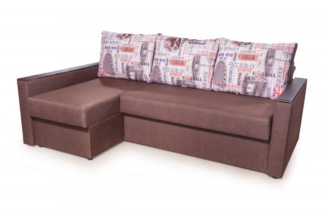 Угловой диван Виктория блюз Zenit