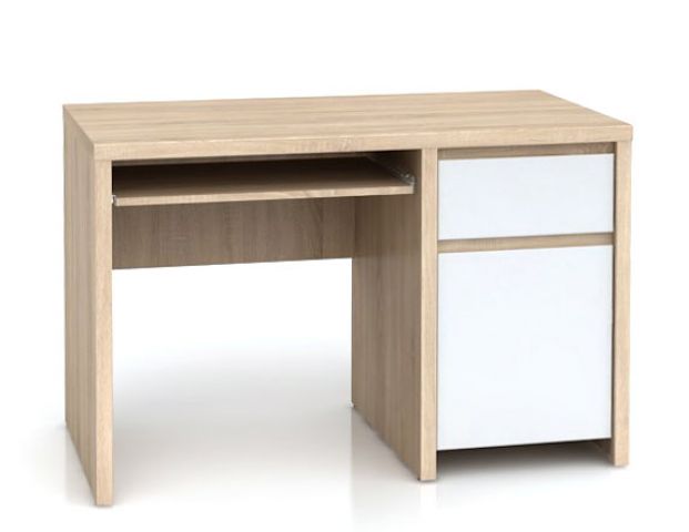 Письменный стол KASPIAN белый BIU1D1S/120