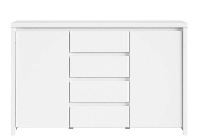 Комод KASPIAN белый KOM2D4S