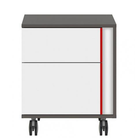 Тумба мобильная левая GRAPHIC KTN2SL/B