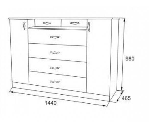 Комод Василиса Простомебли