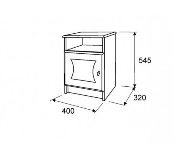 Тумба Мелодия (МДФ)