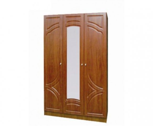 Шкаф Мелодия 3-х дверный с зеркалом (МДФ)