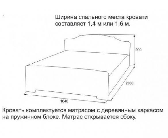 Кровать Миллениум 1.4м