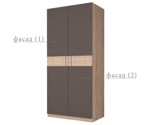 Шкаф со вставкой WEKTRA SZF2DB