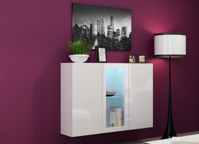 Комод VIGO белый/белый глянец