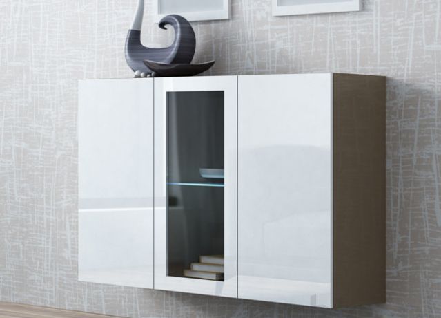 Комод VIGO латте/белый глянец