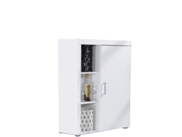 Тумба SAMBA белый/белый глянец