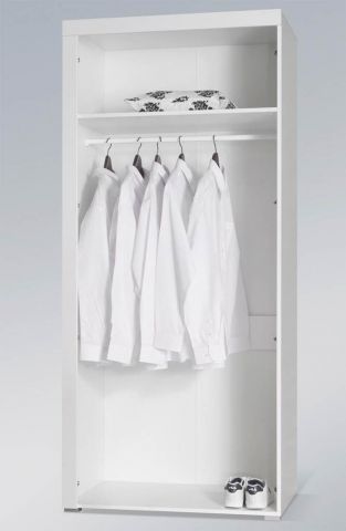 Шкаф SAMBA белый/белый глянец