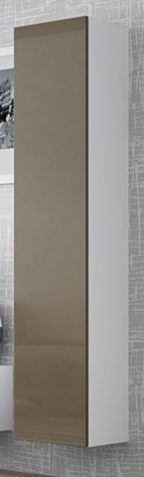 Пенал навесной VIGO белый/латте глянец