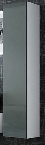 Пенал навесной VIGO белый/серый глянец