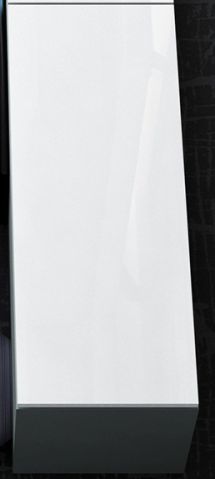 Пенал навесной маленький VIGO серый/белый глянец