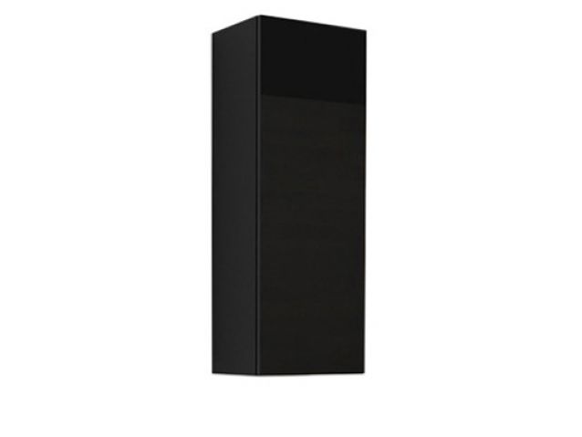 Пенал навесной маленький VIGO черный/черный глянец