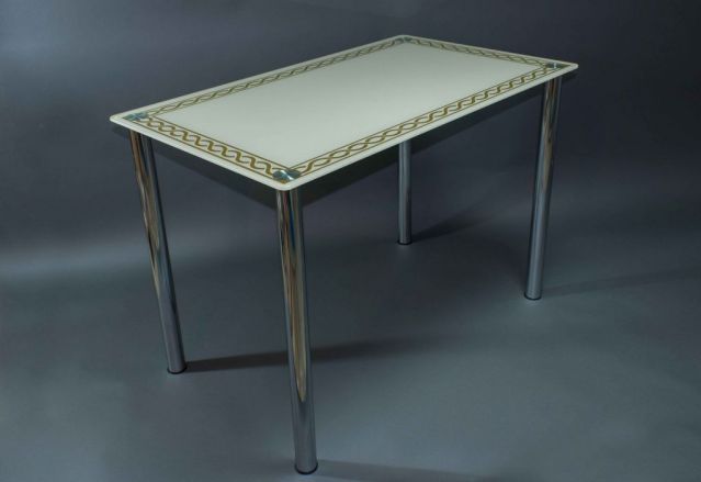 Обеденный стол Плетеная рамка