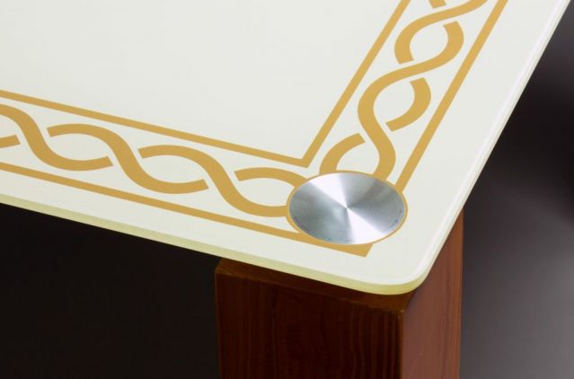 Обеденный стол Плетеная рамка