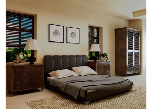 Кровать полуторная Олимп 1.6