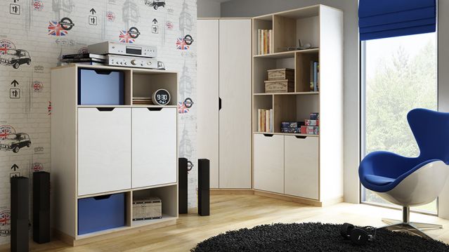 Шкаф угловой HAPPY 04