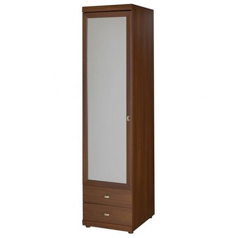 Шкаф 1- дверный с зеркалом MERIS 06