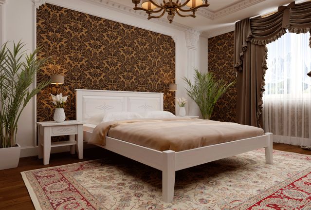 Кровать двуспальная Майя с низким изножьем 180