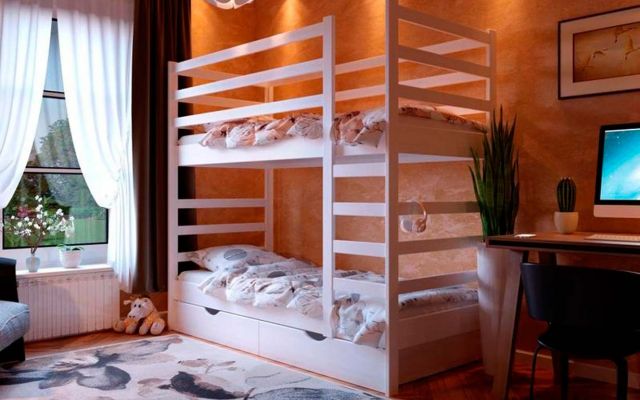 Кровать-трансформер двухъярусная Эля 80