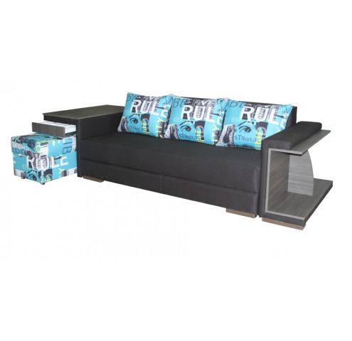 Прямой диван Бугатти