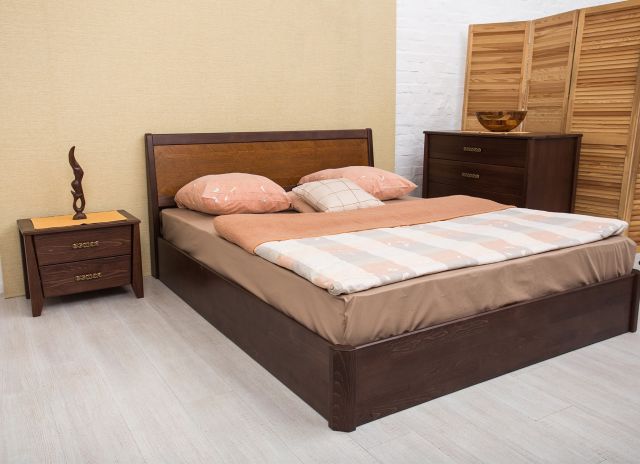 Кровать Сити с подъёмным механизмом (интарсия)