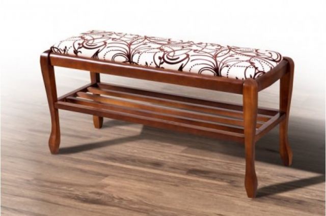 БАНКЕТКА СИЕСТА-NEW (БОЛЬШАЯ С ПОЛКОЙ) 1