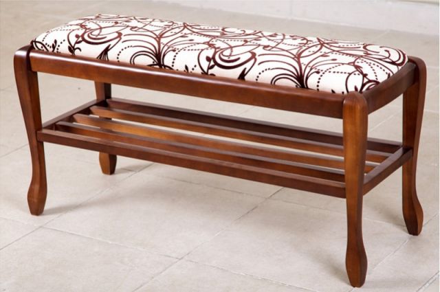 БАНКЕТКА СИЕСТА-NEW (БОЛЬШАЯ С ПОЛКОЙ) 1