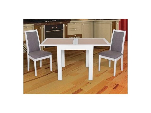 СТОЛ ОБЕДЕННЫЙ РАСКЛАДНОЙ ОНИКС (БЕЛЫЙ)