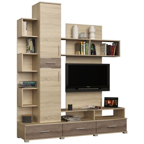 Стенка в гостную Бриз