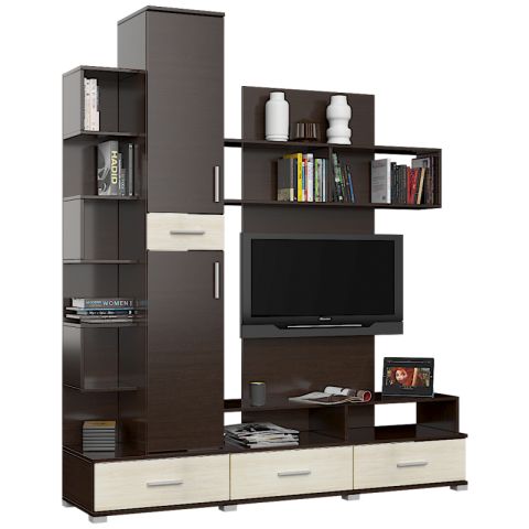 Стенка в гостную Бриз