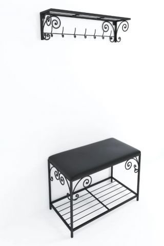 Пуф + вешалка (комплект) Гринвич