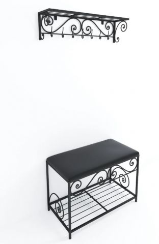 Пуф + вешалка (комплект)  Честер