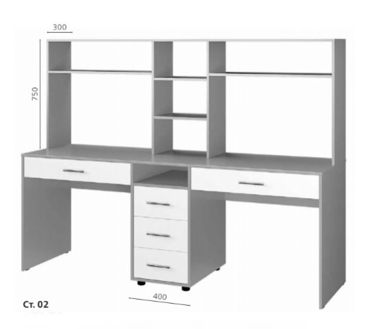 Компьютерный стол СТ-02