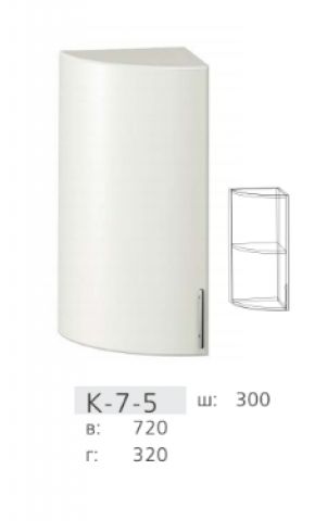 Угол К-7-5 с дверкой