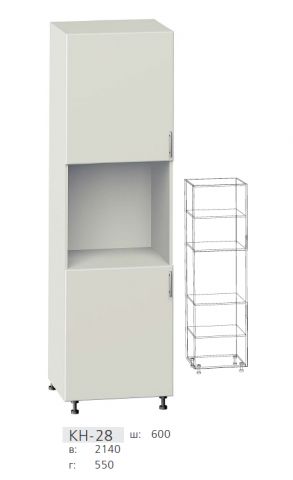 Пенал под духовку с 2 дверцами КН-28