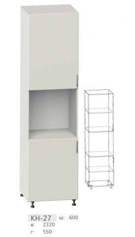 Пенал под духовку с 2 дверцами КН-27