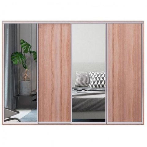 Шкаф-купе ЭКО-4 четырех дверный (3100х450х2400) Артмебель