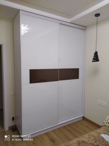 Шкаф-купе 2-х дверный белый