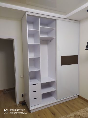 Шкаф-купе 2-х дверный белый