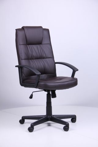 Кресло Атлас HB кожзам черный