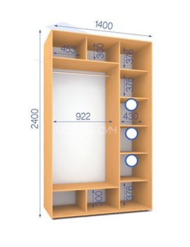 Шкаф-купе Сич (2400-600-1400)