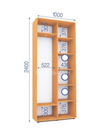 Шкаф-купе Сич (2400-450-1000)