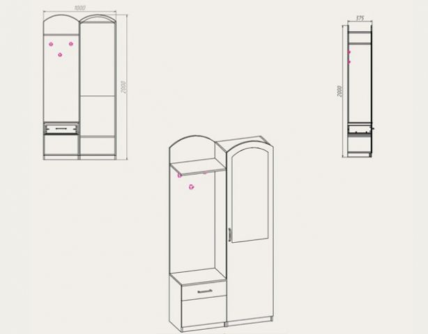 Прихожая Лидия
